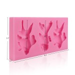 Azample  1 pcs  Fish Mold 3 Cavities Carp Soap Chocolate Jello Fondant Molds Gelatin Mould Homemade Supplies Pink